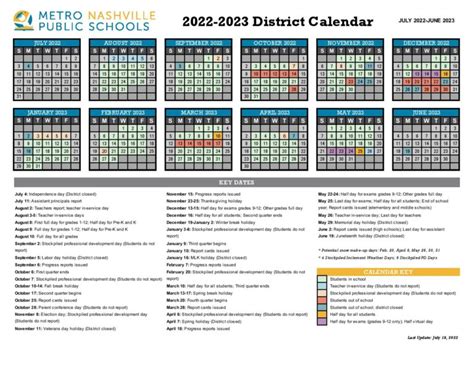 mnps calendar